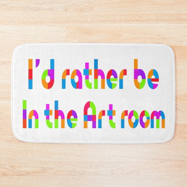 Item preview, I'd rather be in the Art room designed and sold by ThatCoolArtTeacher.