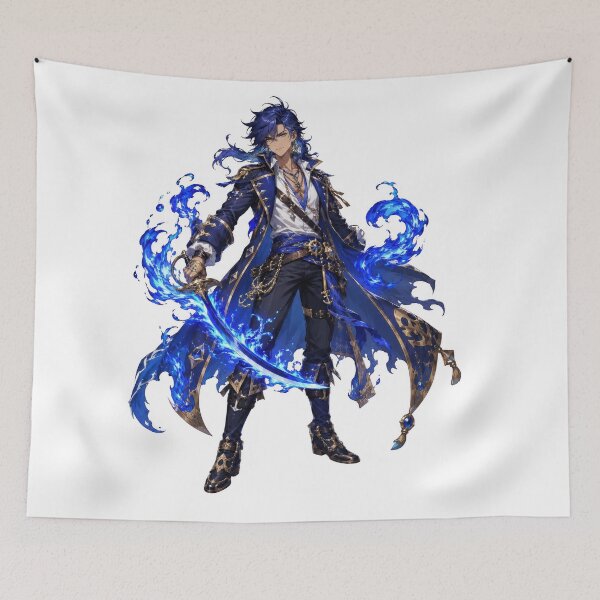 Item preview, Cobalt Flame Pirate designed and sold by jgvisualarts.