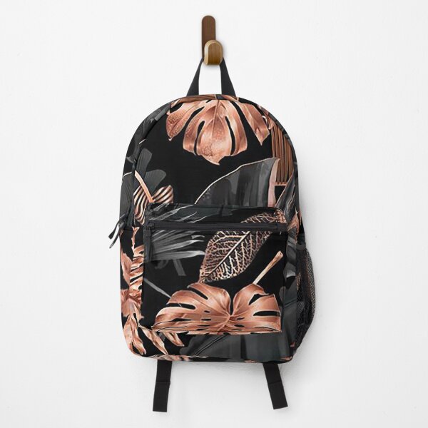 Item preview, Dark Tropical Leaves Seamless Pattern – Gold & Black Botanical Design designed and sold by 555Design.