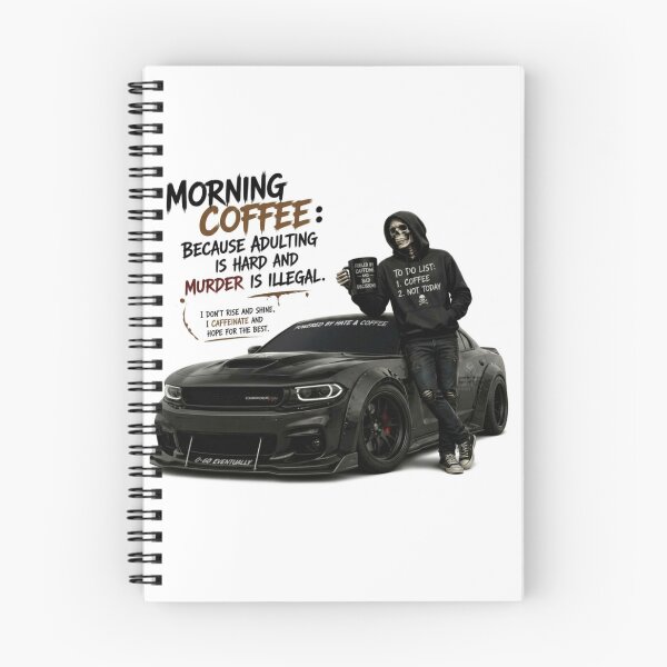 Item preview, Morning coffee t-shirt for mopar lover designed and sold by Coffee with Koki.