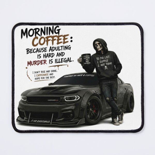 Item preview, Morning coffee t-shirt for mopar lover designed and sold by Coffee with Koki.