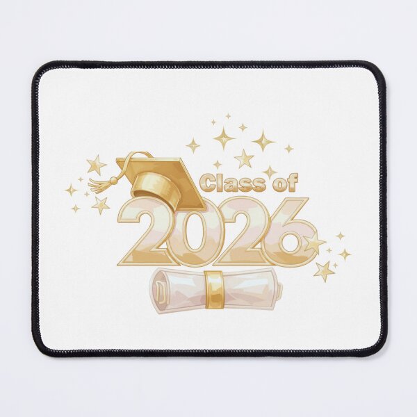 Item preview, Class of 2026 Graduate with Gold Graduation Hat, Diploma & Stars III designed and sold by jeweleddesigns.