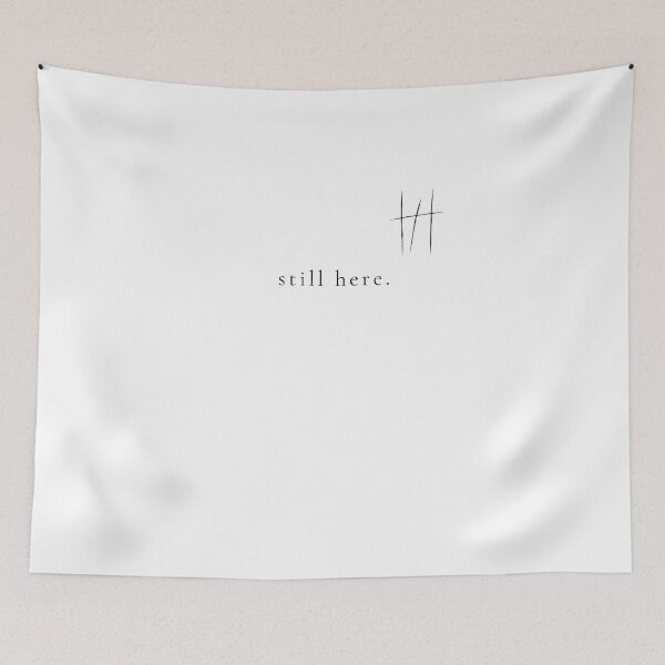 Item preview,  Still Here Minimalist Emotional Typography designed and sold by stillharbor.