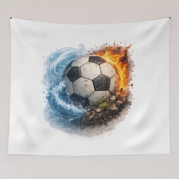 Item preview, Soccer 4 elements designed and sold by -ADRIAV-.