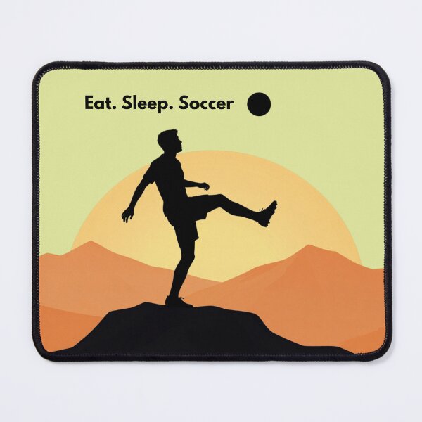 Item preview, Eat Sleep Soccer Repeat, Soccer Boy Playing Football, Soccer Fan Gift, Kids Soccer Design, Football Lover Tee designed and sold by gluxdesing.