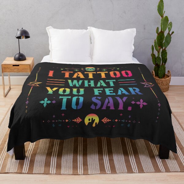 Item preview, I Tattoo What You Fear To Say Quote Art designed and sold by EchoPrint Co..