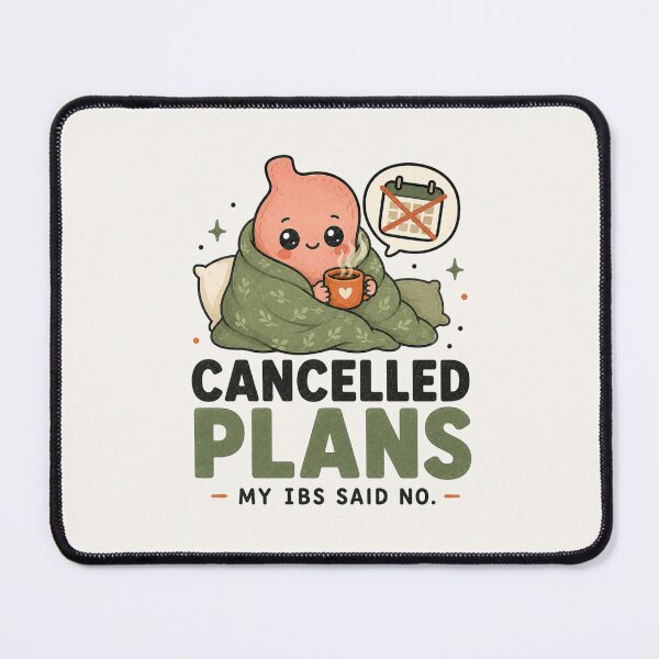 Item preview, Cancelled Plans - Funny IBS Awareness Digestive Health Design designed and sold by BlackSector77.