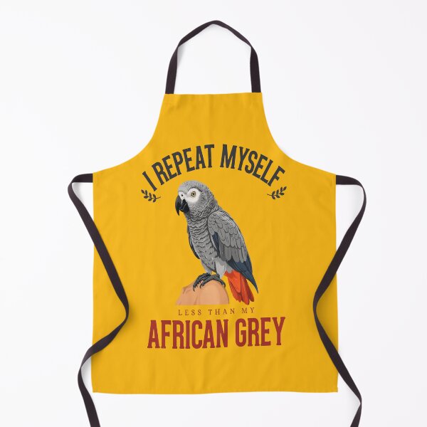 Item preview, African Grey Parrot I Repeat Myself Less Than My Bird Exotic Parrot Art designed and sold by Max Store.