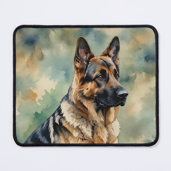 Item preview, German Shepherd Watercolor Dog Art designed and sold by MaverlyShop.