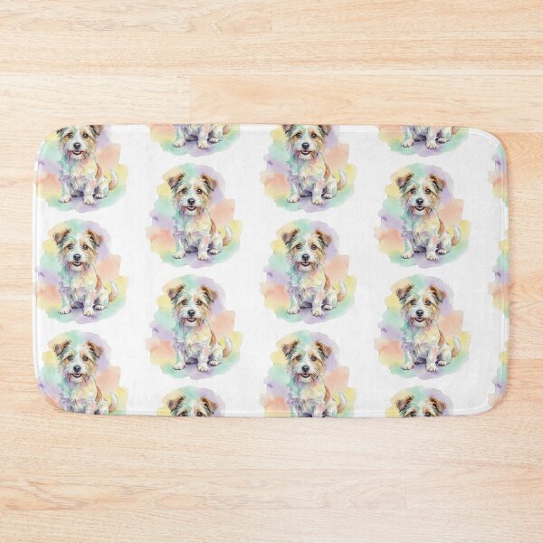 Item preview, Cute Jack Russell Terrier Colorful Sitting designed and sold by Prints by Mat.