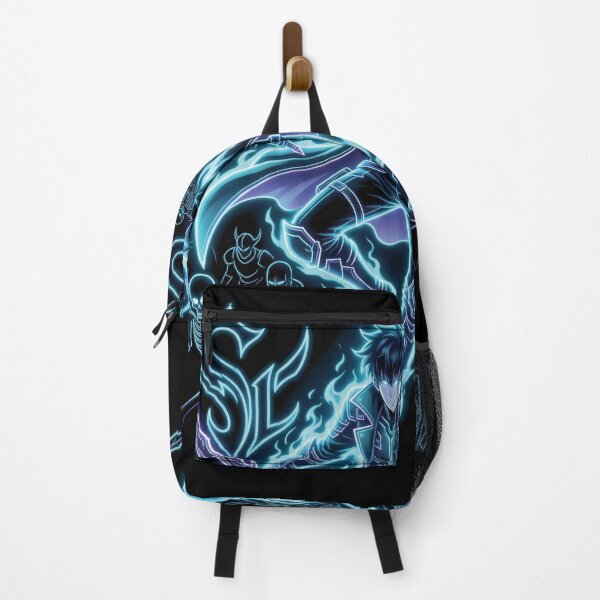 Item preview, Shadow Monarch Neon Glow - S-Rank Anime Hunter Graphic Art designed and sold by GomuStyles.