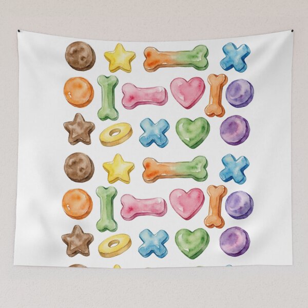 Item preview, Dog Treats Colorful Rainbow Snacks Cheerful designed and sold by Prints by Mat.