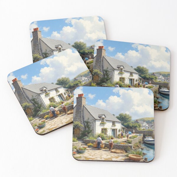 Item preview, Breton fishing village designed and sold by jefboutique6150.