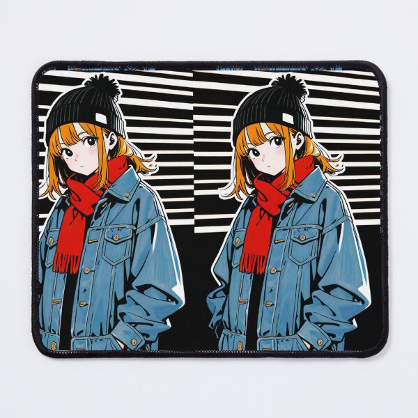 Item preview, Fashion - silhouet woman denim jacket designed and sold by AnimeShin.