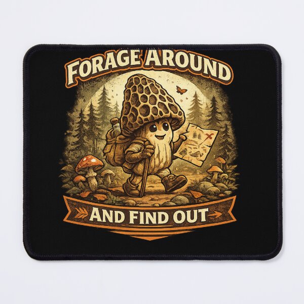 Item preview, Forage Around And Find Out Funny Mushroom Hunting Foraging Vintage T-Shirt . designed and sold by AGawas.