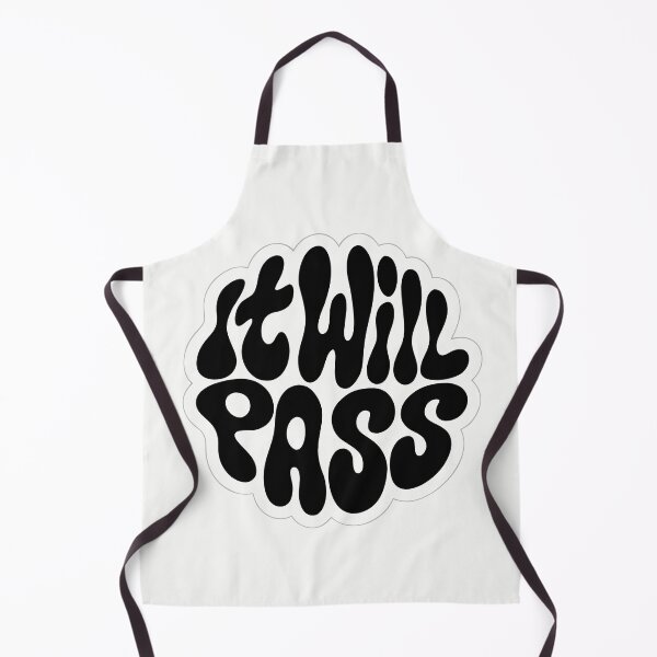 Item preview, It Will Pass – Minimal Handwritten Quote Aesthetic Sticker designed and sold by inkfusionhub99.