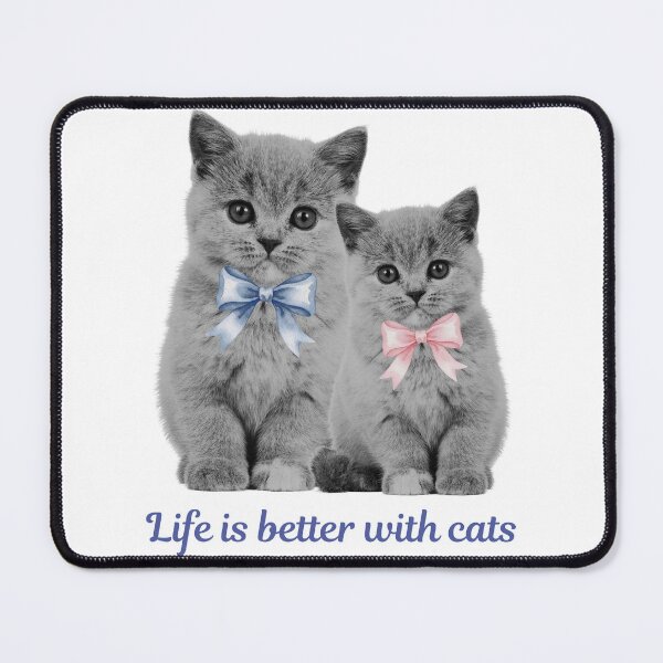Item preview, Vintage Preppy Circle Cat Badge - Life Is Better With Cats designed and sold by XelaStore.