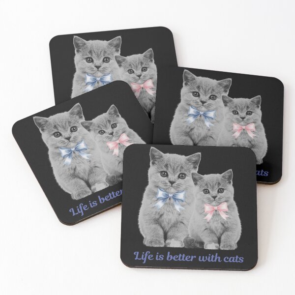 Item preview, Vintage Preppy Circle Cat Badge - Life Is Better With Cats designed and sold by XelaStore.