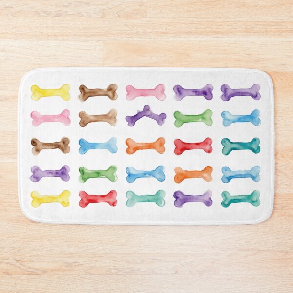 Item preview, Dog Bones Colorful Rainbow Pattern Vibrant designed and sold by Prints by Mat.