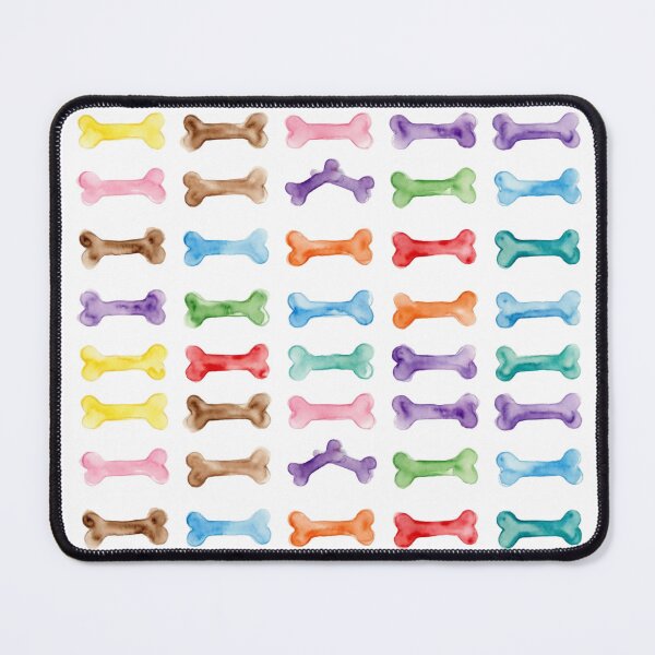 Item preview, Dog Bones Colorful Rainbow Pattern Vibrant designed and sold by Prints by Mat.