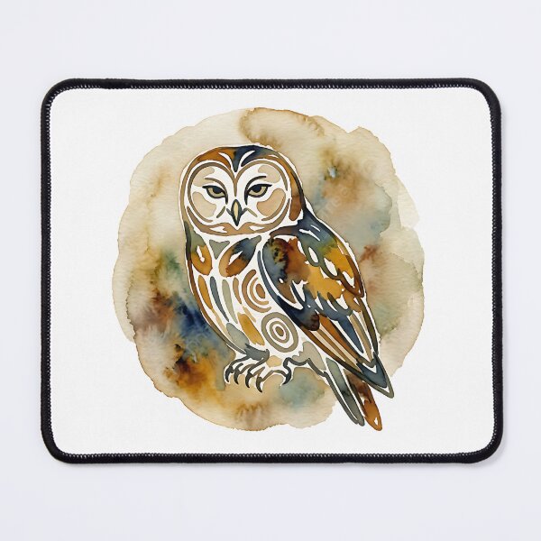 Item preview, Watercolour Barred Owl Design designed and sold by Wild Creative Art.