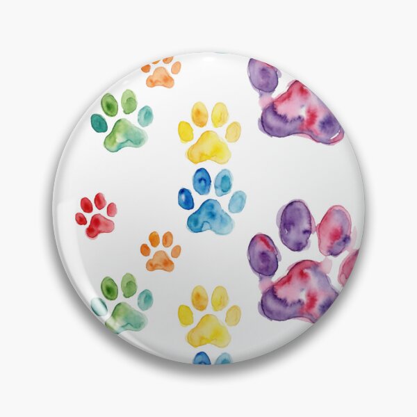 Item preview, Dog Paws Rainbow Colorful Pride Radiant designed and sold by Prints by Mat.