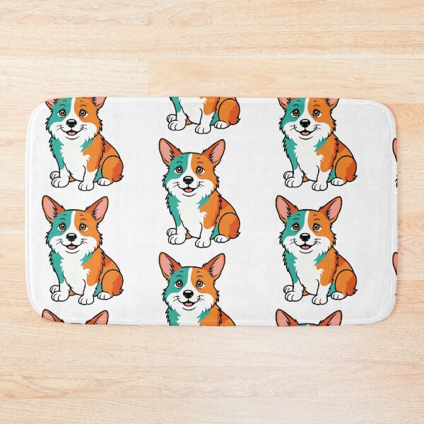 Item preview, Welsh Corgi Pembroke Puppy Dog Bright Colors Radiant designed and sold by Prints by Mat.