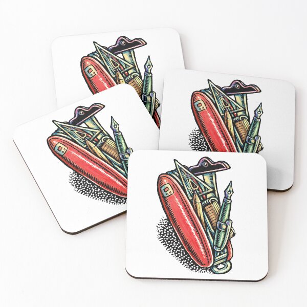 Item preview, Red Swiss army knife with t-square, triangle, pen and pencil to illustrate multitalented designers designed and sold by LisaHaney.