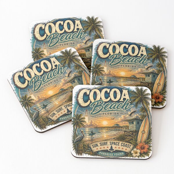 Item preview, Cocoa Beach Florida Space Coast Paradise designed and sold by ButterflyHolly Resource.