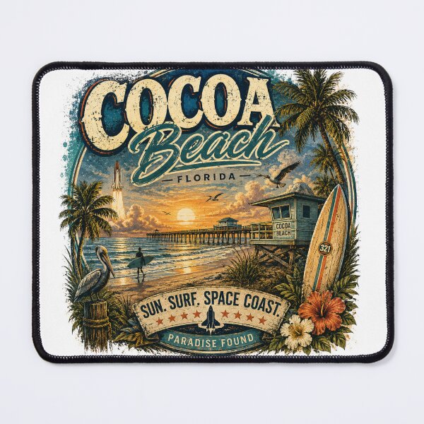 Item preview, Cocoa Beach Florida Space Coast Paradise designed and sold by ButterflyHolly Resource.