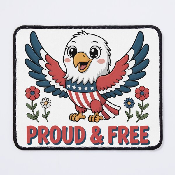 Item preview, Proud & Free Patriotic Eagle designed and sold by J-CCreations.