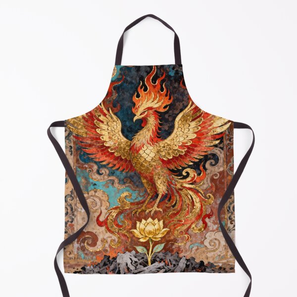 Item preview, Phoenix Reborn — The Golden Lotus from Black Ashes designed and sold by Studio Lumière Zeit.