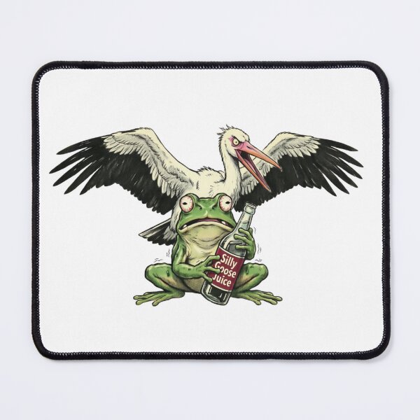 Item preview, Goose Juice Frog Stork Predatory designed and sold by Prints by Mat.
