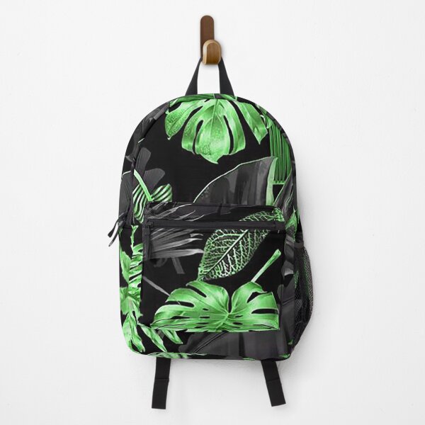 Item preview, Dark Tropical Leaves Seamless Pattern – Green & Black Botanical Design designed and sold by 555Design.