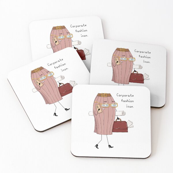 Item preview, Corporate Fashion Icon Funny Office Skirt Character designed and sold by OKartashova.