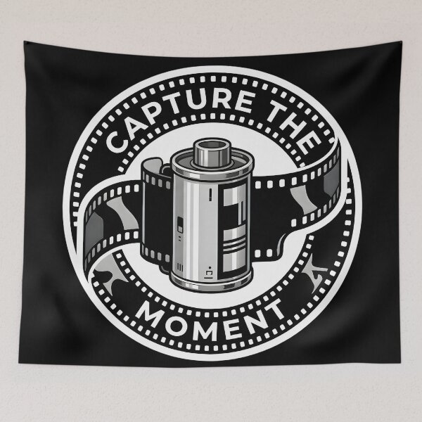 Item preview, Capture The Moment Vintage Film Badge designed and sold by ZETORA Studio.