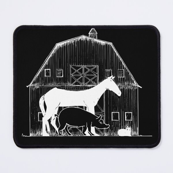 Item preview, Animal Farm: Minimalist Book Cover Tribute - Dark Version designed and sold by BarnBurns.