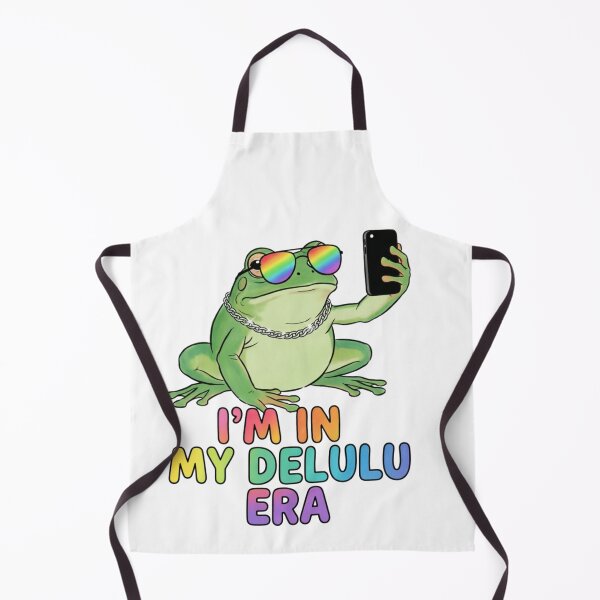 Item preview, Delulu Era Frog Taking Selfie Rainbow Sunglasses designed and sold by Prints by Mat.