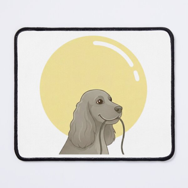 Item preview, Spaniel Dog Huge Yellow Balloon Muted designed and sold by Prints by Mat.