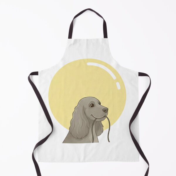 Item preview, Spaniel Dog Huge Yellow Balloon Muted designed and sold by Prints by Mat.