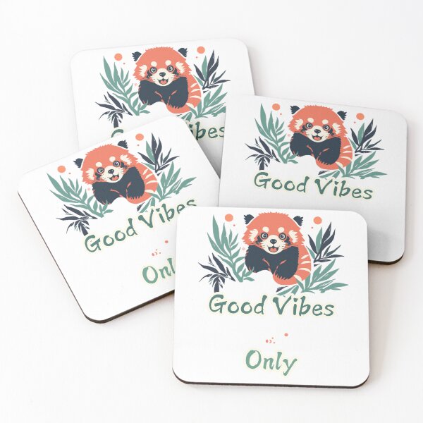 Item preview, Good Vibes Red Panda designed and sold by funny things random.