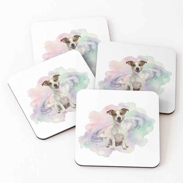 Item preview, Jack Russell Terrier Dog in Cosmic Galaxy Space designed and sold by Prints by Mat.