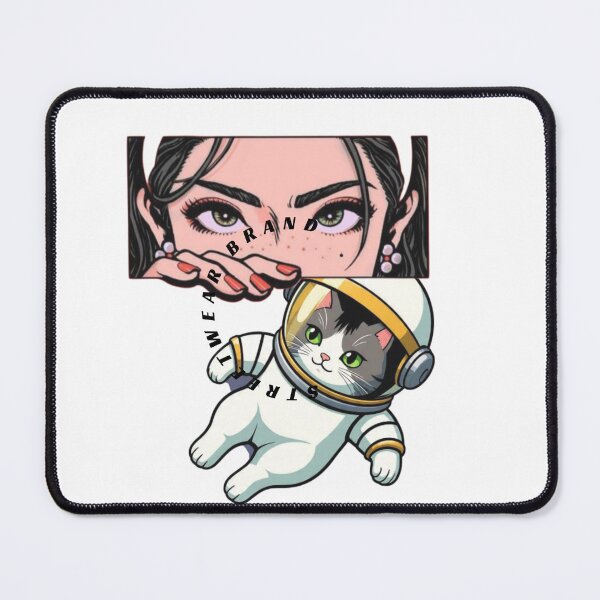 Item preview, Anime Girl and AstroCat Streetwear Art designed and sold by Xyshope.