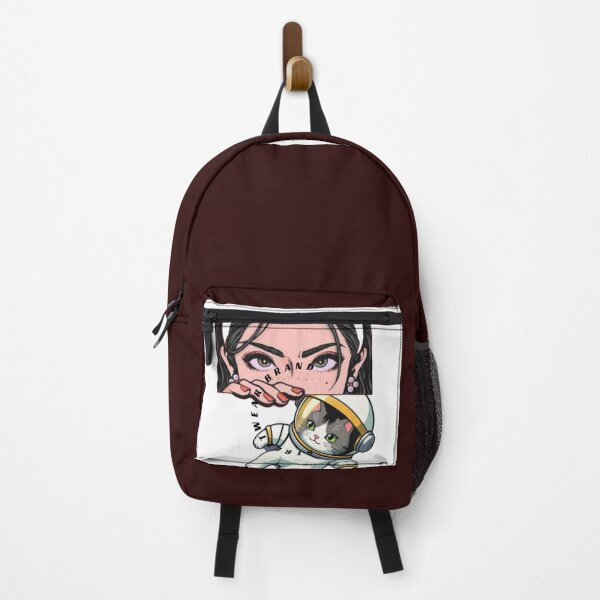 Item preview, Anime Girl and AstroCat Streetwear Art designed and sold by Xyshope.