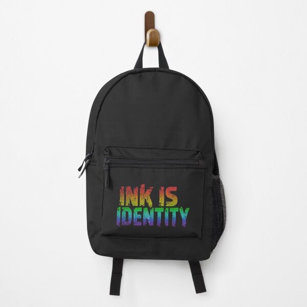Item preview, Ink Is Identity LGBTQ Pride Tattoo Artist Quote designed and sold by EchoPrint Co..