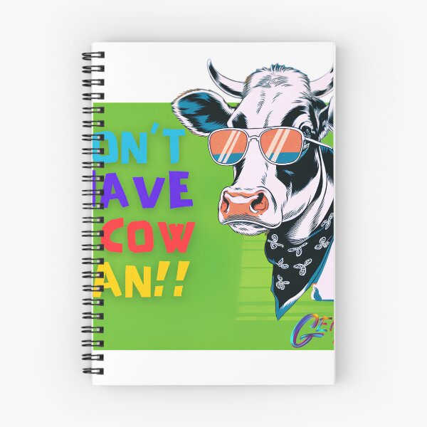 Artikelvorschau, „Don't Have A Cow Man“ – Lustiges 80er-Jahre-Slang-Shirt mit Kuh-Sonnenbrille im Retro-Vintage-Stil der Generation X entworfen und verkauft von SEGc.
