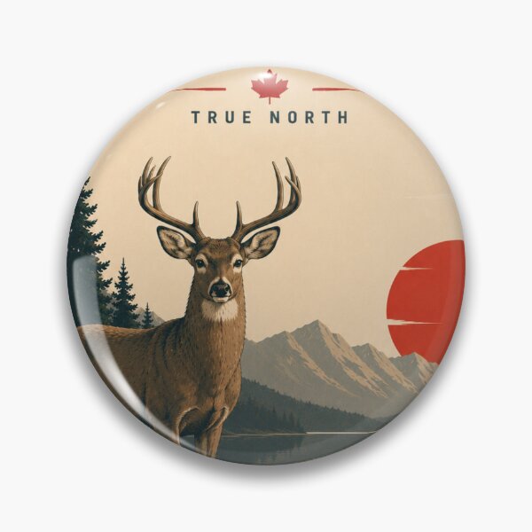 Item preview, Canada Wildlife Poster Series WHitetail Deer designed and sold by greatlakesimage.