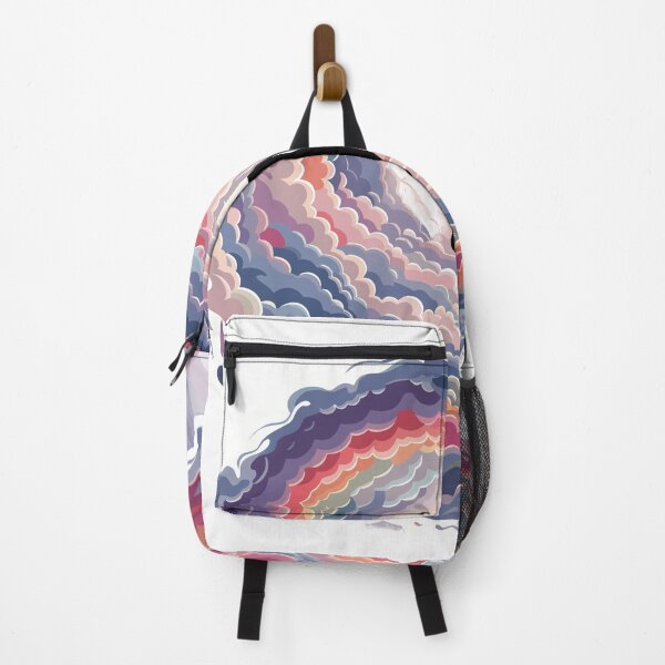 Item preview, Dreamy Human Walking on Clouds Sticker | Surreal Aesthetic Sky Art designed and sold by inkfusionhub99.