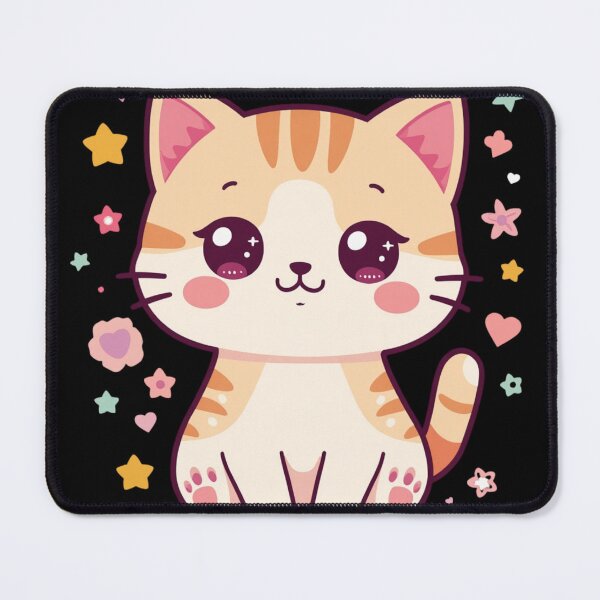 Item preview, Starry Kawaii Kitty designed and sold by funny things random.