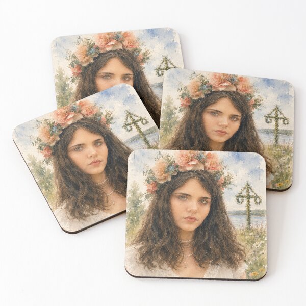 Item preview, Nordic Flower Crown Maiden  designed and sold by Weird & wonderful .